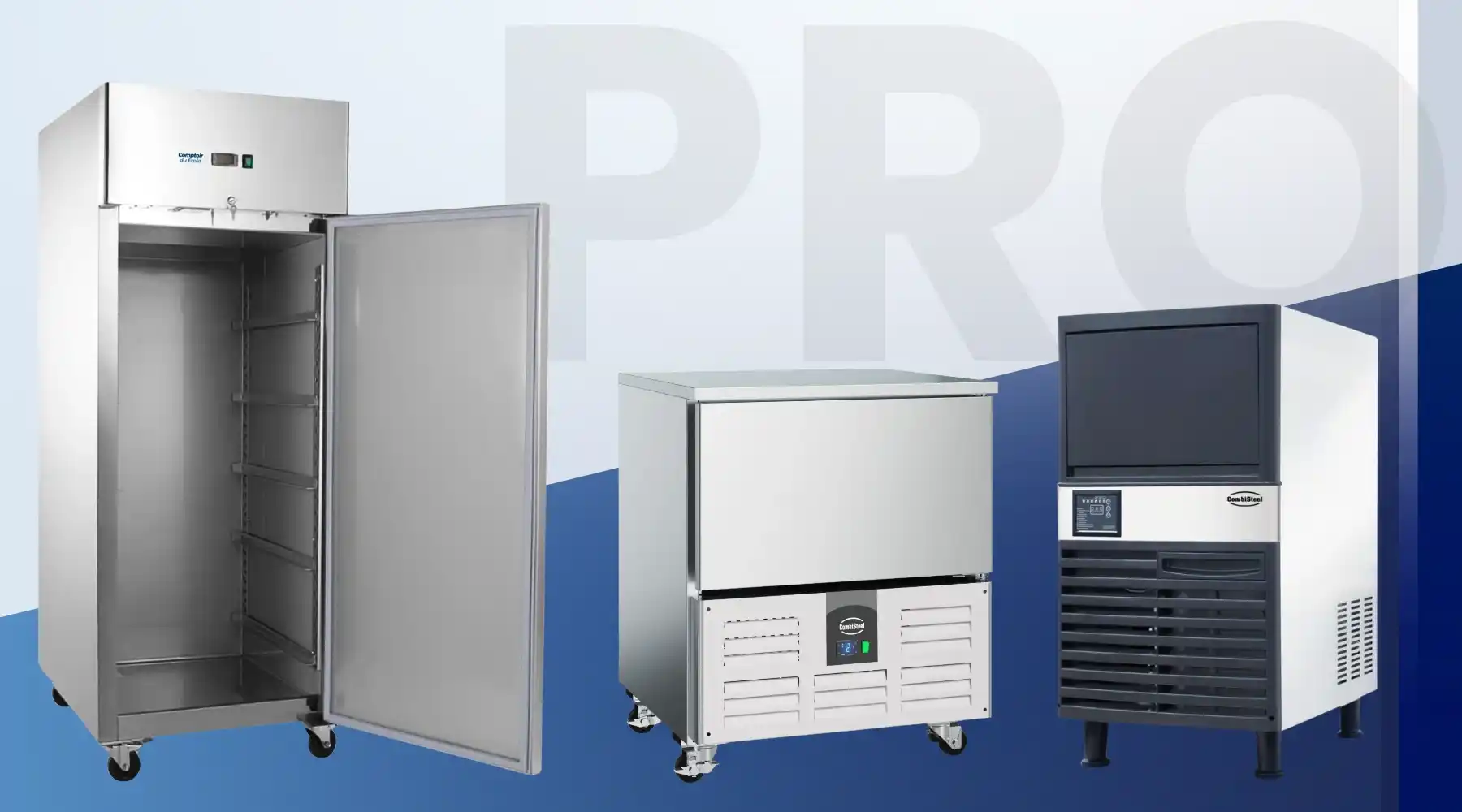Accueil 1 Armoire frigorifique, cellule de refroidissement et machine à glaçons professionnelles